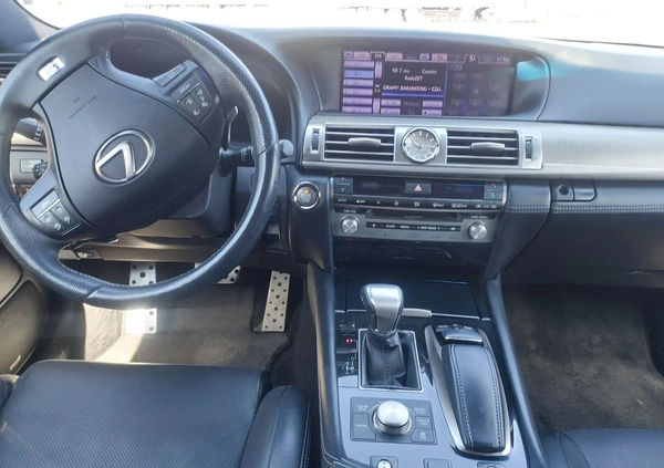 Lexus LS cena 115000 przebieg: 129710, rok produkcji 2013 z Lubawa małe 277